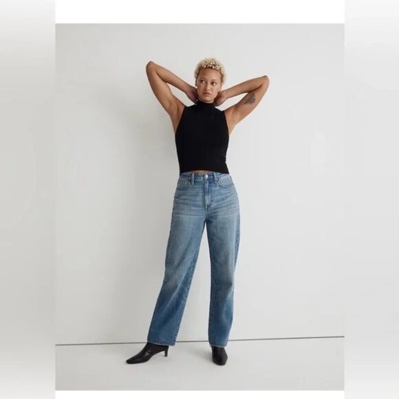 Madewell Curved Baggy Straight - Picture 3 of 8